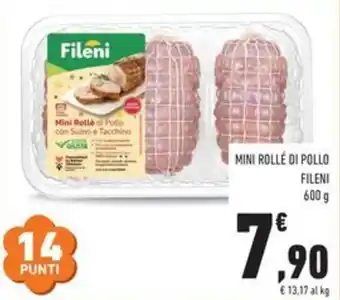 Mini Rollè di Pollo con Suino e Tacchino Fileni
