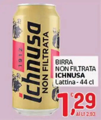 Birra non filtrata Ichnusa