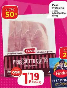 Crai Crai Prosciutto Cotto offerta