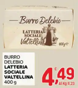 Crai Burro Delebio Latteria Sociale Valtellina offerta