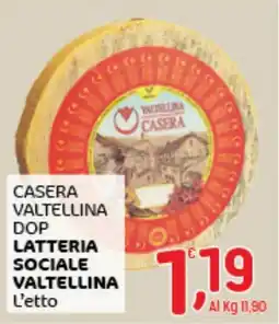Crai Casera Valtellina DOP offerta