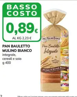 Basko Pan Bauletto Integrale Mulino Bianco offerta