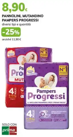 Basko Pannolini, mutandino Pampers Progressi offerta