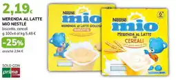Basko Merenda al latte Nestlé mio offerta