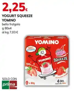 Basko Yogurt squeeze Yomino bella fra!gola offerta