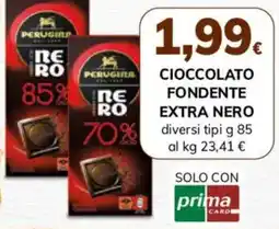 Basko Cioccolato fondente extra nero Perugina offerta