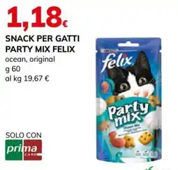 Basko Snack per gatti party mix felix offerta
