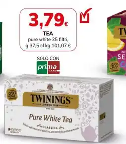 Basko Twinings Pure White Tea offerta