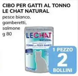 Basko Cibo per gatti al tonno Le Chat Natural offerta