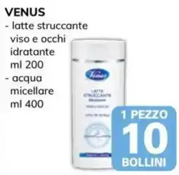 Basko Venus latte struccante viso e occhi idratante offerta
