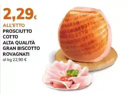 Basko Prosciutto cotto alta qualità gran biscotto rovagnati offerta