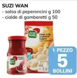 Basko Suzi Wan salsa di peperoncini e cialde di gamberetti offerta