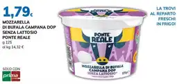 Basko Mozzarella di bufala campana dop senza lattosio ponte reale offerta