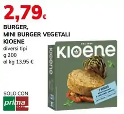 Basko Burger, mini burger vegetali Kioene offerta