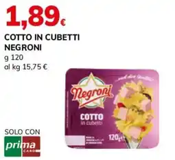 Basko Cotto in cubetti Negroni offerta