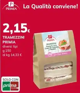 Basko Tramezzini Primia offerta