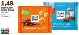 Basko Cioccolato Ritter Sport offerta