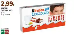 Basko Kinder Cioccolato offerta