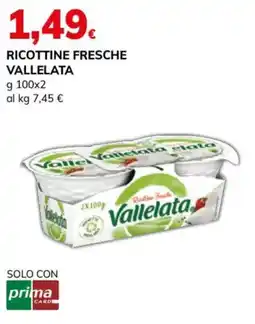 Basko Ricottine fresche Vallelata offerta