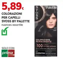 Basko Colorazioni per capelli Syoss by Palette offerta