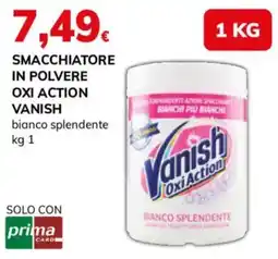 Basko Smacchiatore in polvere Vanish Oxi Action bianco splendente offerta