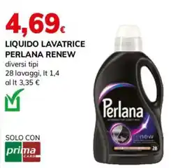 Basko Liquido lavatrice Perlana Renew offerta