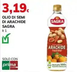 Basko Olio di semi di arachide Sagra offerta