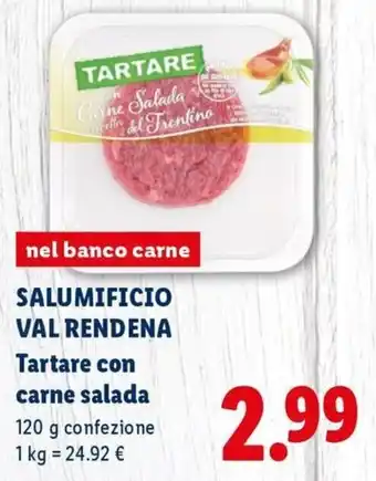 Tartare con carne salada