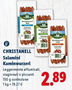 Lidl Christanell Salamini Kaminwurzerl offerta