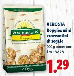 Lidl Venosta Roggies mini croccantini di segale offerta
