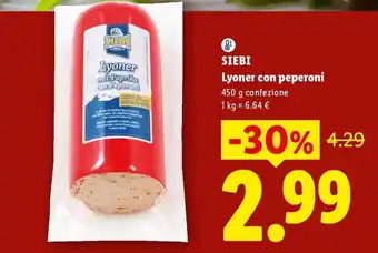 Siebi Lyoner con peperoni