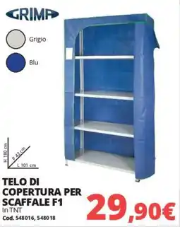 Brico Io Telo di copertura per scaffale F1 Grima offerta