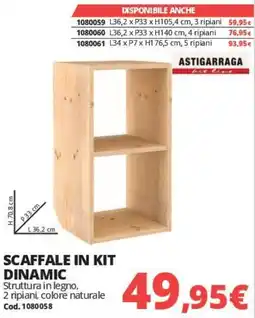 Brico Io Scaffale in kit dinamic Astigarraga offerta