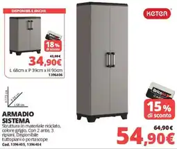 Brico Io Keter Armadio Sistema offerta