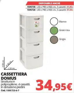 Brico Io Cassettiera Domus offerta
