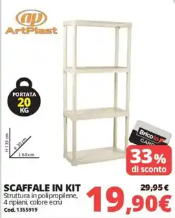 Brico Io Scaffale in kit ArtPlast offerta