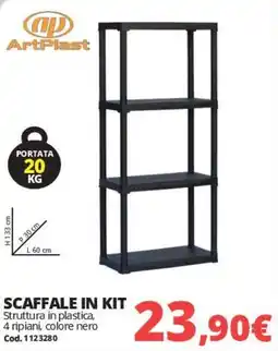 Brico Io Scaffale in kit ArtPlast offerta