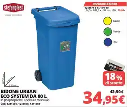 Brico Io Bidone Urban Eco System da 80 L offerta