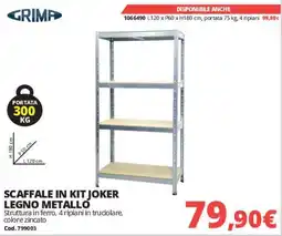 Brico Io Scaffale in kit Joker offerta