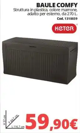Brico Io Baule Comfy Keter offerta