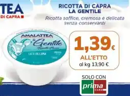 Basko Ricotta di capra la Gentile offerta