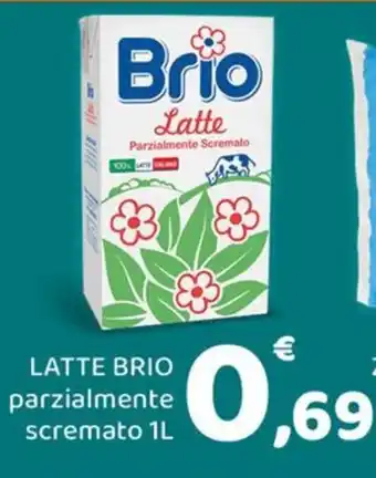 Latte Brio parzialmente scremato