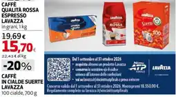 Extracoop Caffè qualità rossa espresso Lavazza offerta