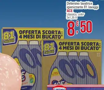 Detersivo lavatrice igienizzante ACE classico