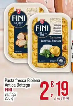 Maxi Sidis Pasta fresca Ripiena Antica Bottega Fini offerta