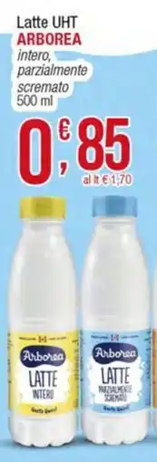 Maxi Sidis Latte UHT Arborea intero, parzialmente scremato offerta