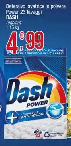 Maxi Sidis Dash Detersivo lavatrice in polvere Power offerta