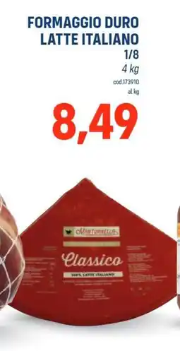 Talento Professional Store Formaggio duro latte italiano offerta