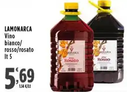 Rossotono Carrefour Lamonarca Vino bianco/ rosso/rosato offerta
