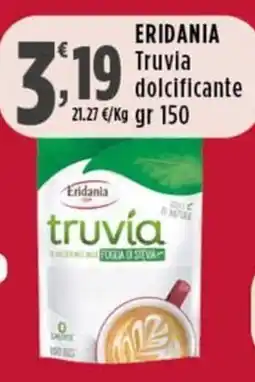 Rossotono Carrefour Eridania Truvia dolcificante offerta